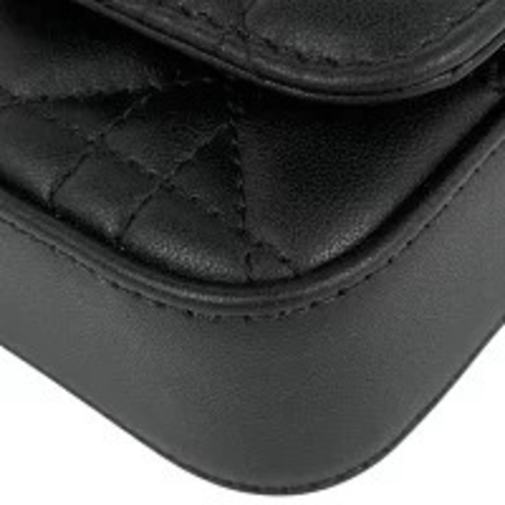 Christian Dior chain shoulder bag Clutch Cannage leather black - Picture 6 of 7